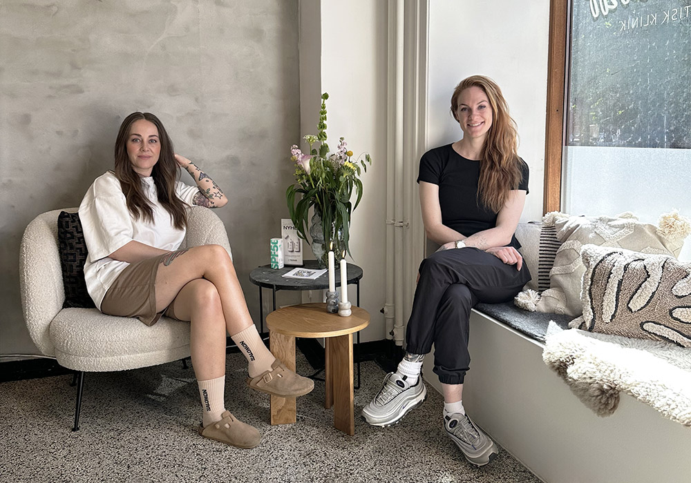 Kosmetolog Frida og Louise Fuhlendorff